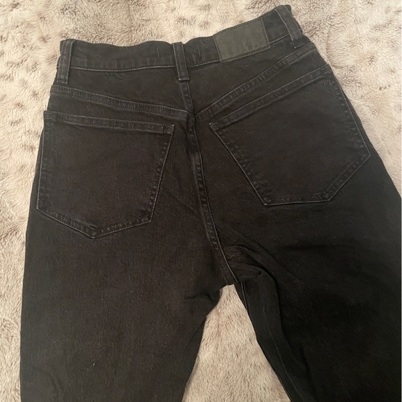 Madewell 90s Straight Jeans Black - Picture 5 of 7